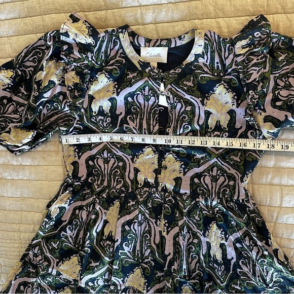 NWT Cleobella Camden Casablanca Ruffle Hem Influencer Famous Women Dress XSmall - Picture 12 of 14